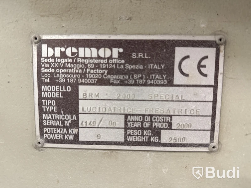 Stenpolermaski Bremor BRM 2000 Special | 2000