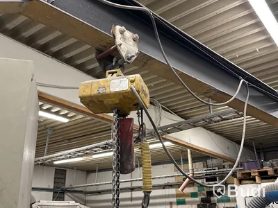 Pelarsvängkran med kättingtelfer Unilift | 1000 kg