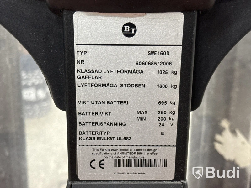 Truck BT Ixion SWE160D | 2008