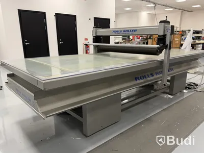 Lamineringsbord Rolls Roller Flatbed Laminator 400, tillverkad 2005