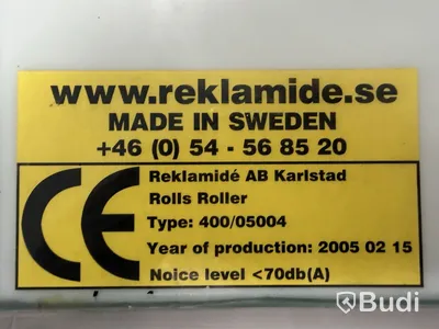 Lamineringsbord Rolls Roller Flatbed Laminator 400, tillverkad 2005
