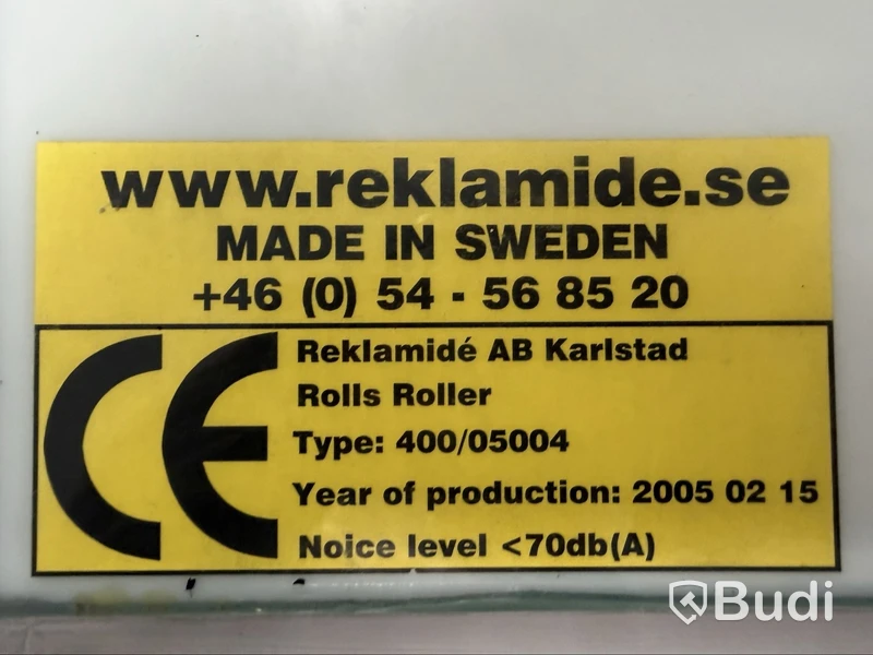 Lamineringsbord Rolls Roller Flatbed Laminator 400, tillverkad 2005