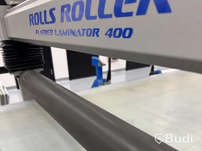 Lamineringsbord Rolls Roller Flatbed Laminator 400, tillverkad 2005