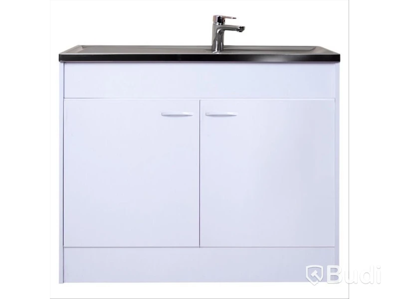 TVÄTTBÄNK RESPEKTA SAMARA MED 2 SKÅPSDÖRRAR 100X60CM VIT