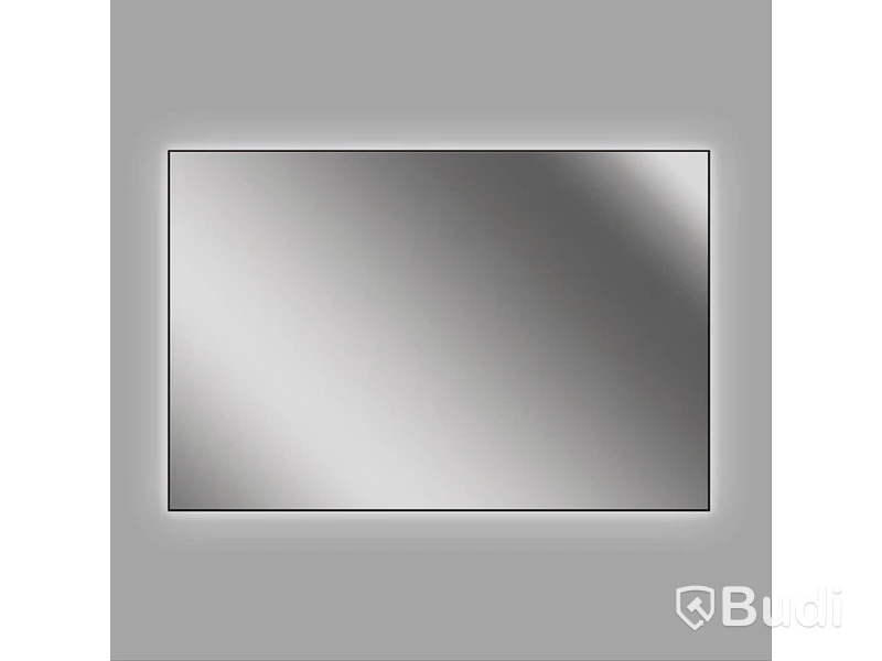 SPEGEL CAMARGUE GRYNING LED SVART 120X80CM