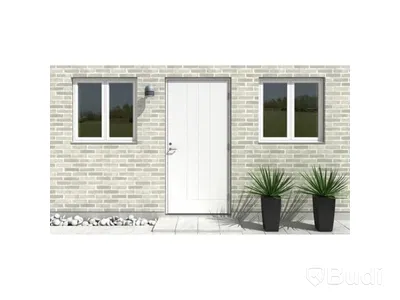 YTTERDÖRR SOLID ELEMENTS YSTAD 10X21 HÖGER VIT