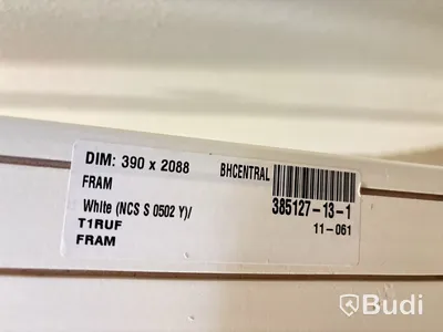 SIDOLJUS SOLID ELEMENTS TILL YTTERDÖRR M4X21 VIT, HEL GLAS