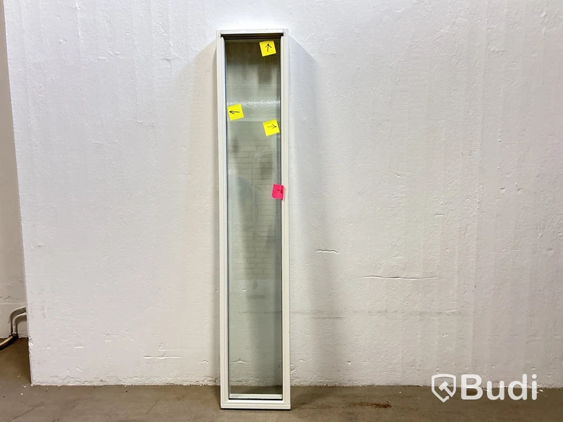 SIDOLJUS SOLID ELEMENTS TILL YTTERDÖRR M4X21 VIT, HEL GLAS