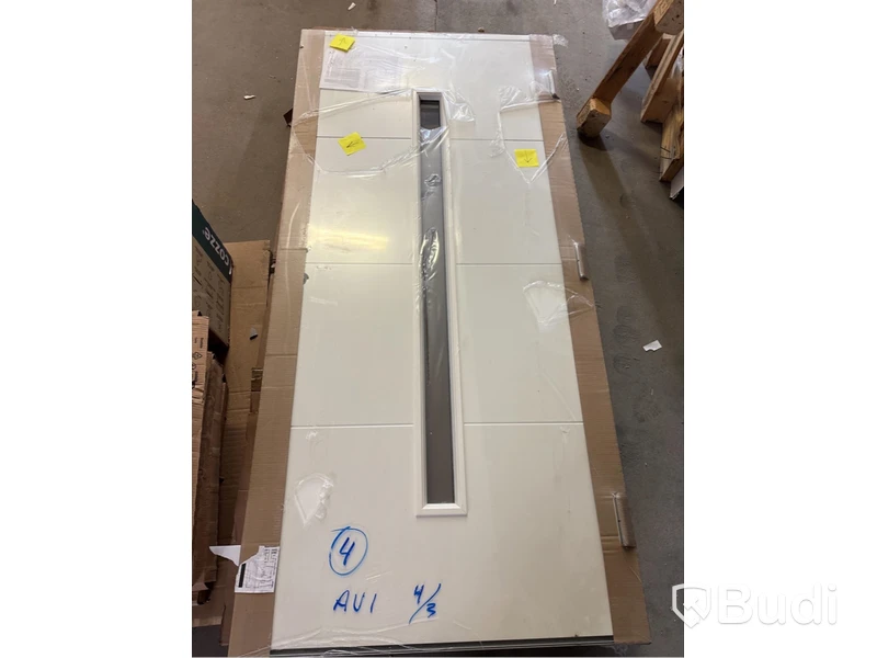 YTTERDÖRR SOLID ELEMENTS VÄXJÖ 10X21 HÖGER VIT