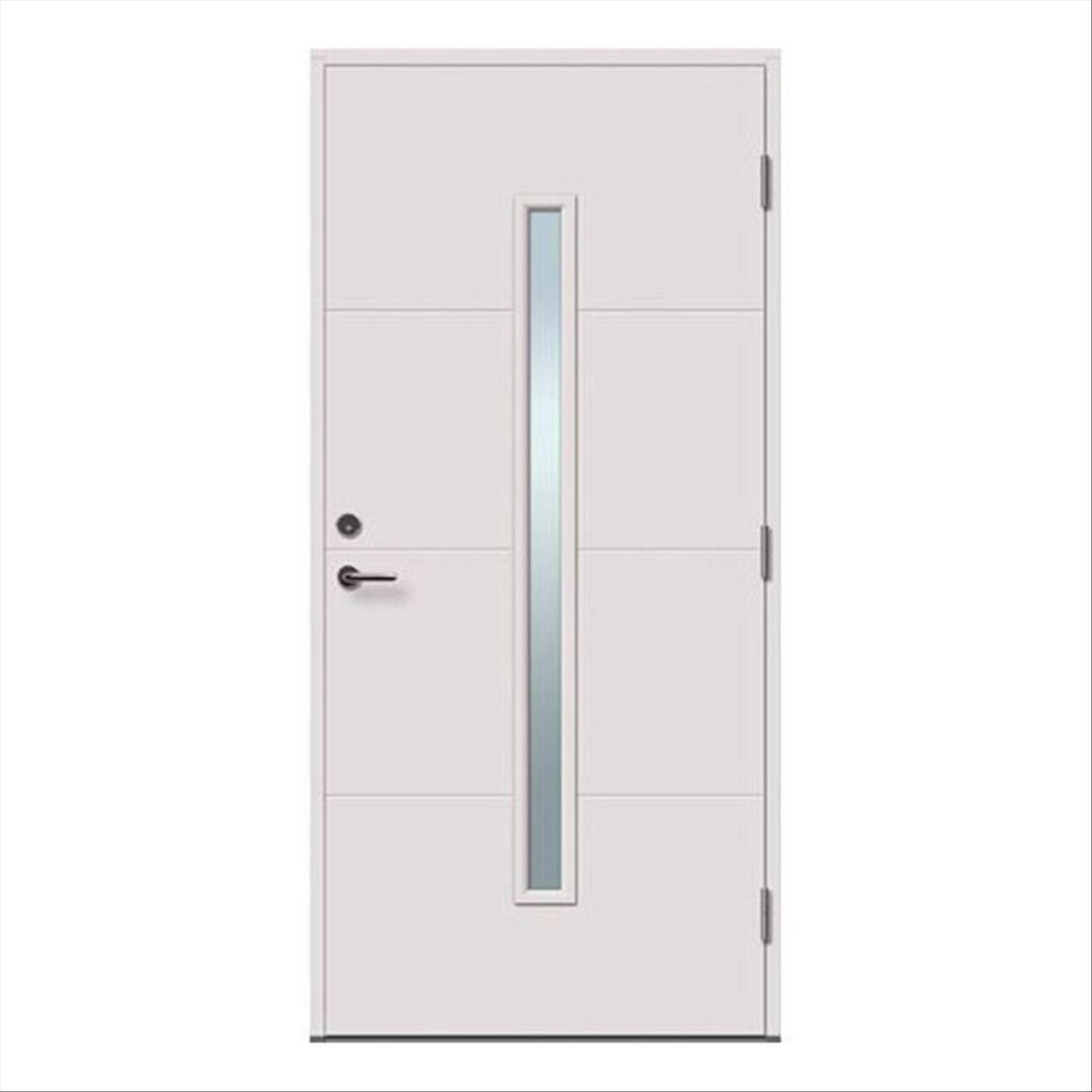 YTTERDÖRR SOLID ELEMENTS VÄXJÖ 10X21 HÖGER VIT