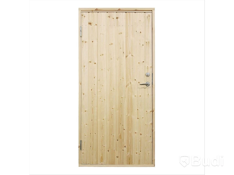 KALLFÖRRÅDSDÖRR VIBOSTUGAN 8X19 VÄNSTER RAK PANEL 10
