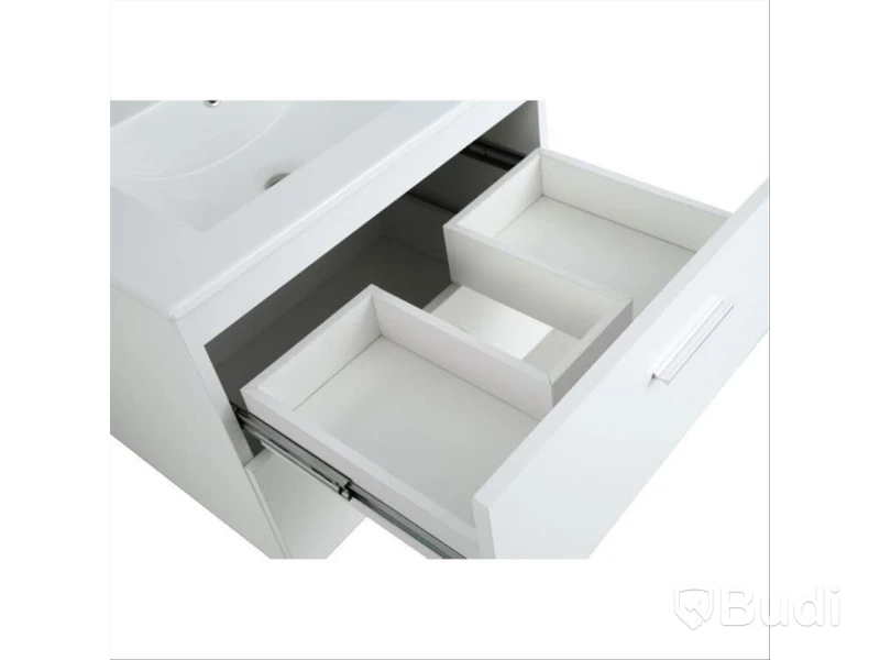 BADRUMSMÖBEL NORTIQ BERGAMO VIT MATT 60CM