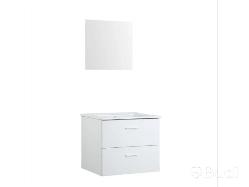 BADRUMSMÖBEL NORTIQ BERGAMO VIT MATT 60CM