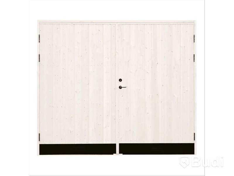 GARAGEPORT VIBOSTUGAN TÄT 10° 25X21 MED KARM, GRUNDMÅLAD
