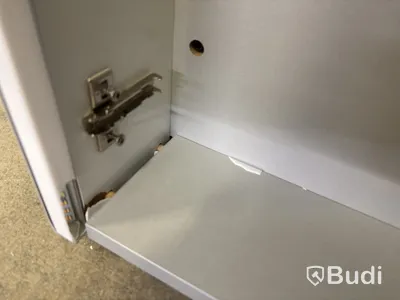 SPEGELSKÅP SCANBAD AMBI 80X60CM GRÅ MATT