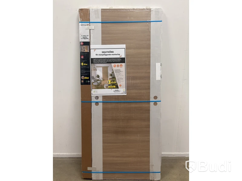 SKJUTDÖRR OPTIMUM BARBADE MED SOFTCLOSE 2040X830MM TRÄ