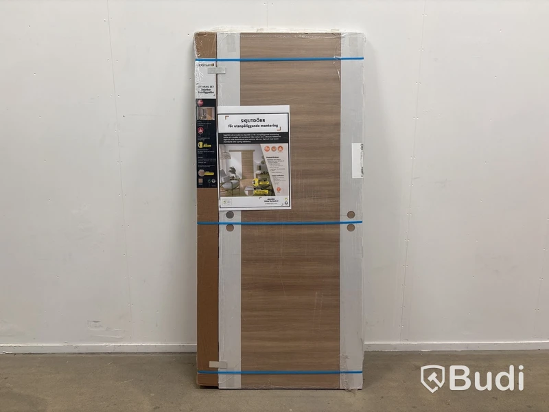 SKJUTDÖRR OPTIMUM BARBADE MED SOFTCLOSE 2040X830MM TRÄ