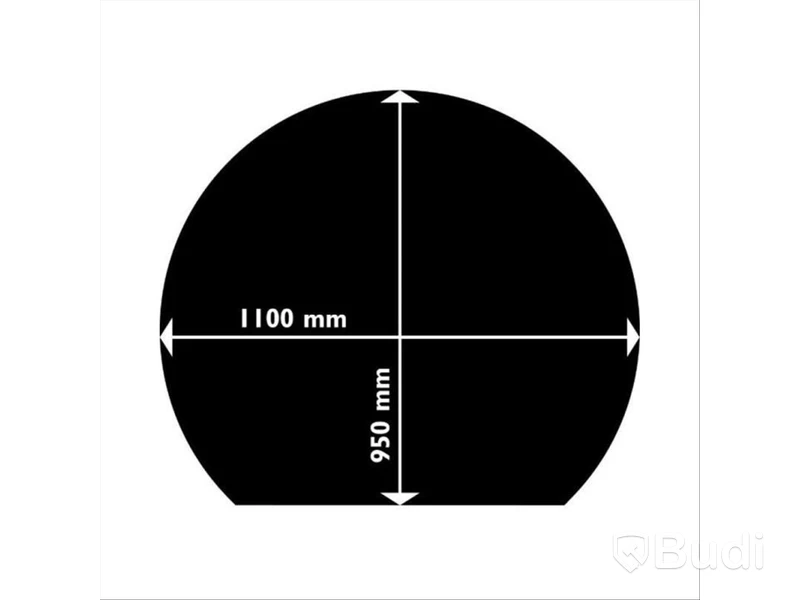 GOLVPLÅT ADURO RUND 950X1100 MM