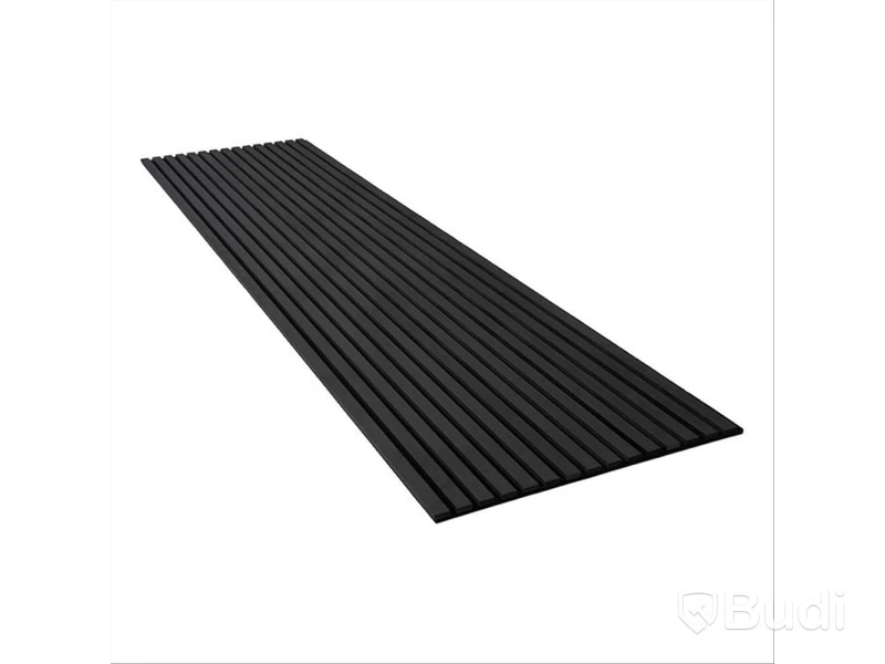 4 st. AKUSTIKPANEL BY VENØ RAW SVART 20X600X2400 MM