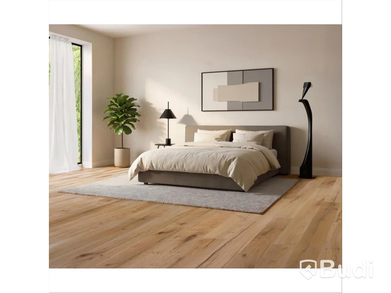 PARKETTGOLV NQD FLOORS OAK PURE BRUSHED 1-STAV 2,88M²/PKT, 23 M2