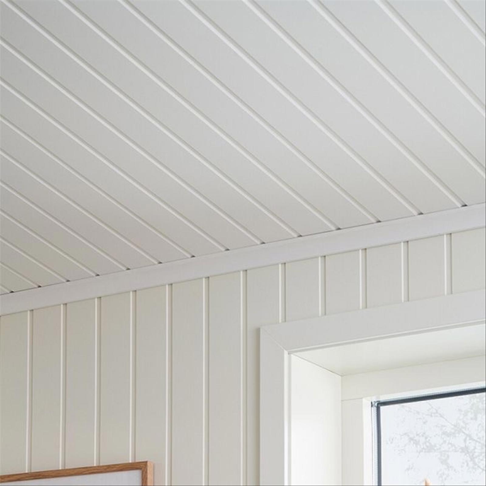 TAKPANEL MOELVEN REGINA KLASSISK VIT 6X405X2435MM, 30,16 M2