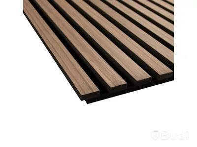 7 ST. AKUSTIKPANELER BAUHAUS, VALNÖT, 2400X520X18 MM