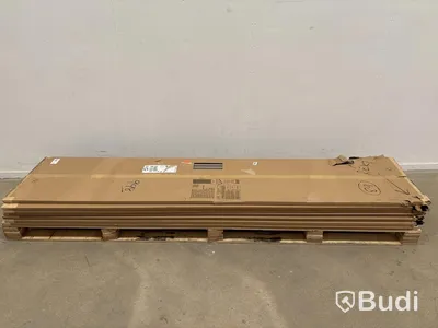 7 ST. AKUSTIKPANELER BAUHAUS, VALNÖT, 2400X520X18 MM
