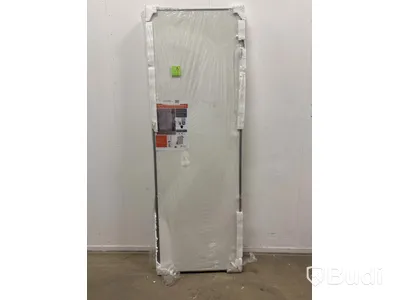 SKJUTDÖRR 1530X2355MM VIT/LJUSGRÅ 2-PACK