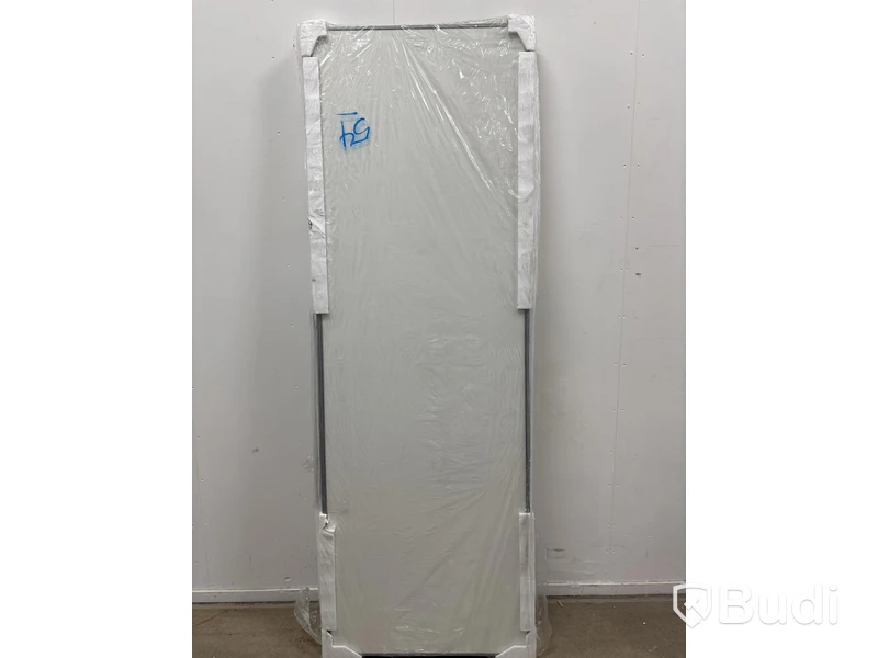 SKJUTDÖRR 1530X2355MM VIT/LJUSGRÅ 2-PACK