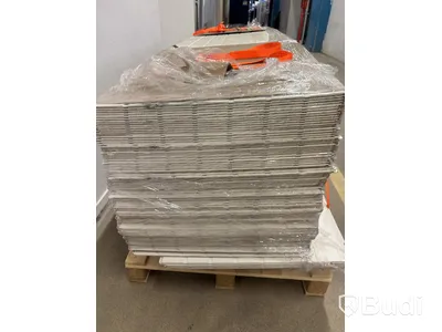 Parti med VÄGGPANEL SMARTPANEL BOMULL SKYGGE VIT 6X620X2390 MM 121 M2