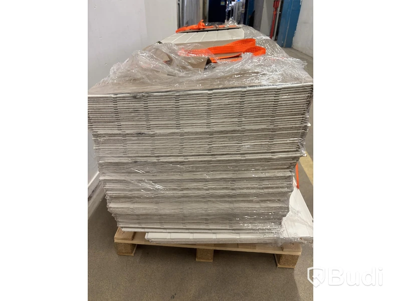 Parti med VÄGGPANEL SMARTPANEL BOMULL SKYGGE VIT 6X620X2390 MM 121 M2