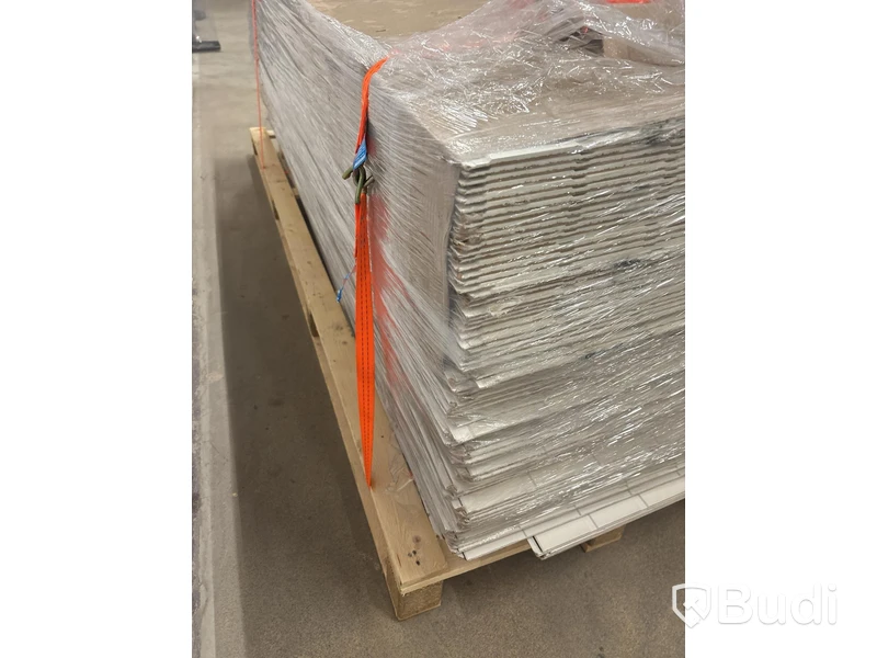 Parti med VÄGGPANEL SMARTPANEL BOMULL SKYGGE VIT 6X620X2390 MM 121 M2