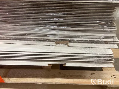Parti med VÄGGPANEL SMARTPANEL BOMULL SKYGGE VIT 6X620X2390 MM 121 M2