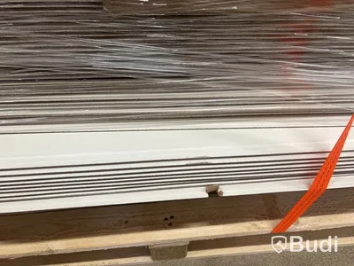Parti med VÄGGPANEL SMARTPANEL BOMULL SKYGGE VIT 6X620X2390 MM 121 M2