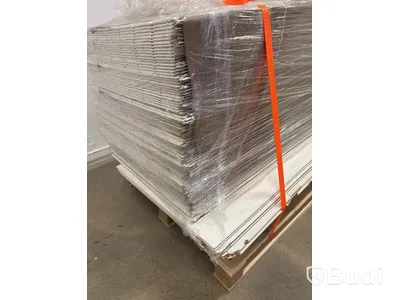 Parti med VÄGGPANEL SMARTPANEL BOMULL SKYGGE VIT 6X620X2390 MM 121 M2