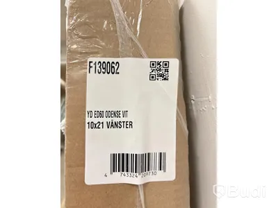 YTTERDÖRR SOLID ELEMENTS ODENSE 10X21 VÄNSTER VIT