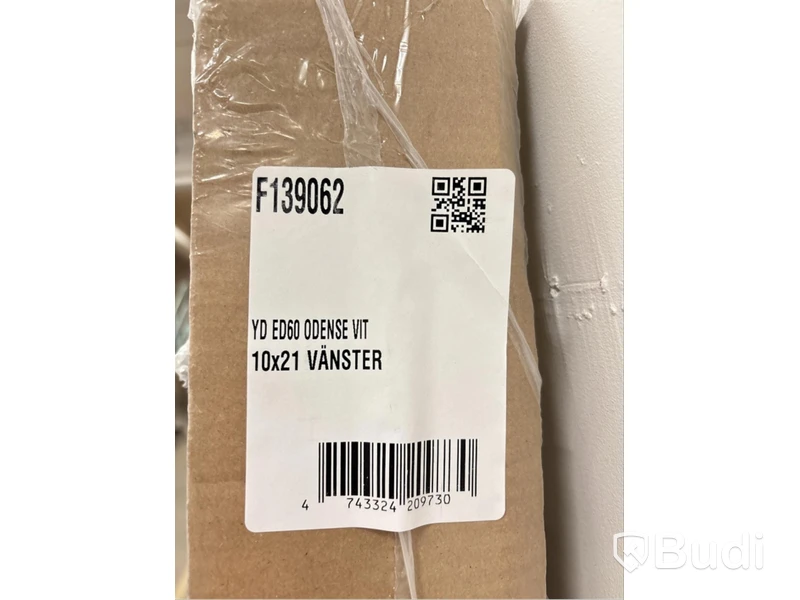 YTTERDÖRR SOLID ELEMENTS ODENSE 10X21 VÄNSTER VIT