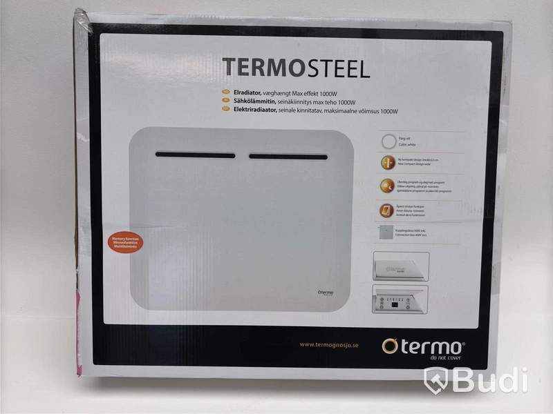 ELEMENT TERMO STEEL 1000W 400V 51,5X6,5X43CM, VÄGGHÄNGD