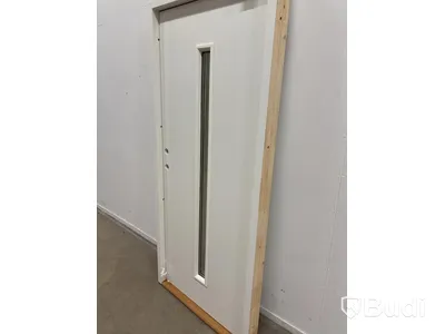 YTTERDÖRR SOLID ELEMENTS VÄXJÖ 9X20 VÄNSTER VIT