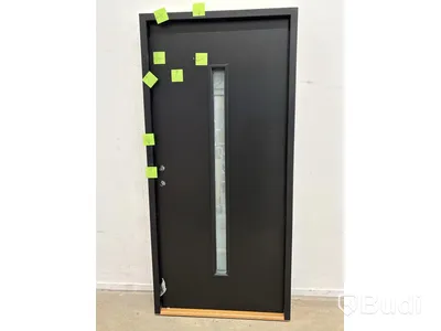 YTTERDÖRR SOLID ELEMENTS VÄXJÖ M10X21 VÄNSTER SVART