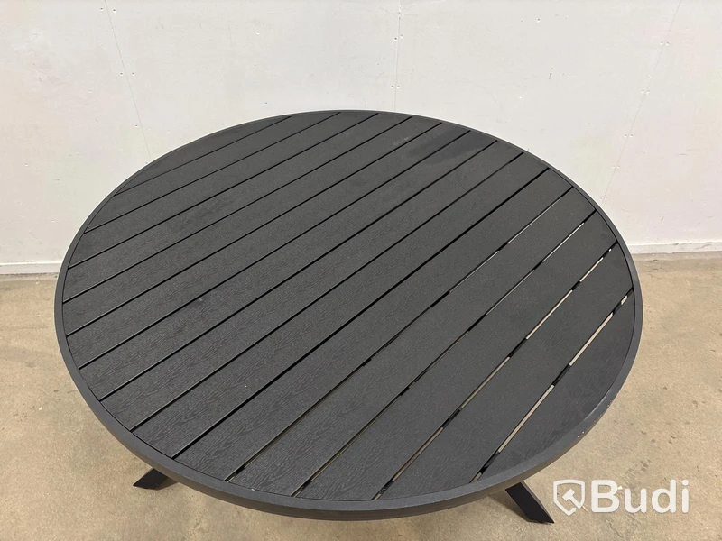 MATBORD SUNFUN SKILLINGE Ø140CM SVART