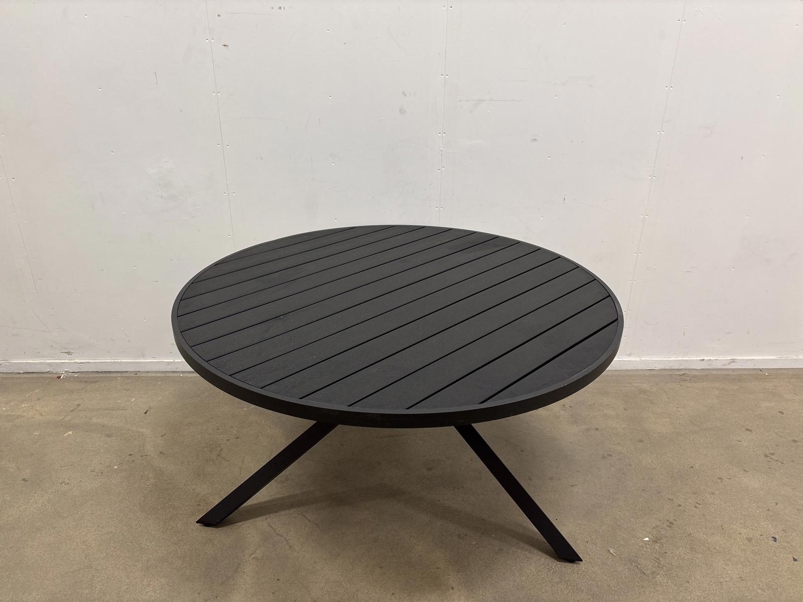 MATBORD SUNFUN SKILLINGE Ø140CM SVART