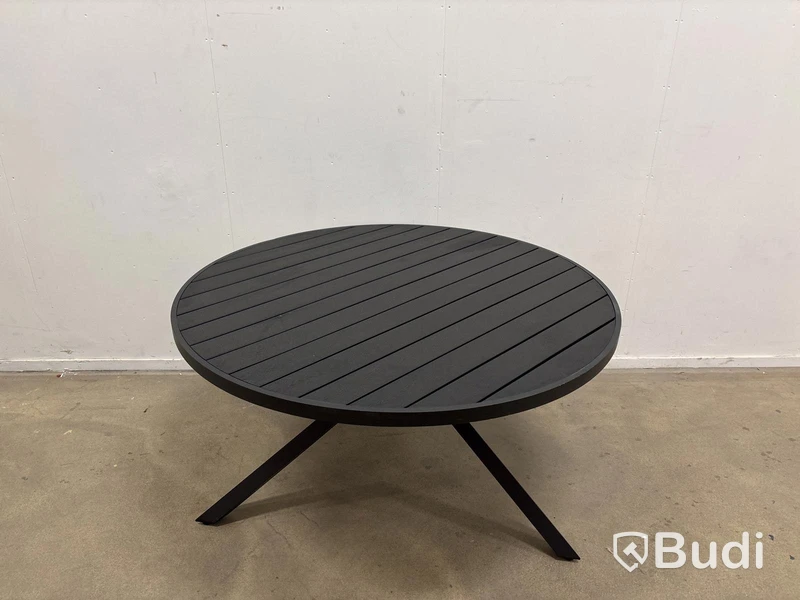 MATBORD SUNFUN SKILLINGE Ø140CM SVART