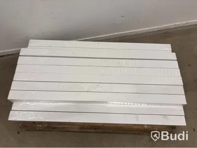 16 st. LIMTRÄSTOLPE PALMAKO VITMÅLAD 7X7X130 CM