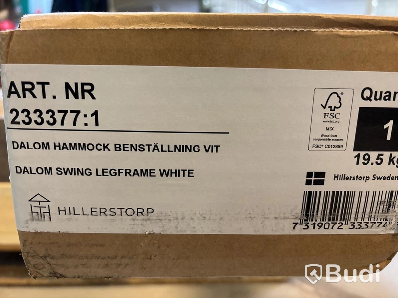 HAMMOCK HILLERSTORP DALOM VIT