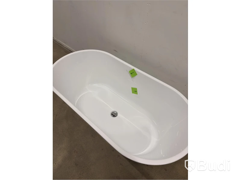 BADKAR RIVA EMMA FRISTÅENDE 150 CM VIT