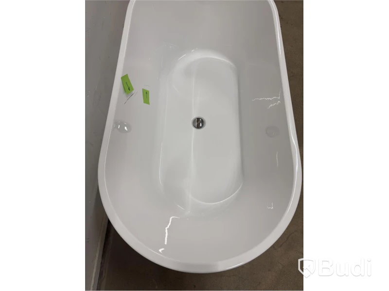 BADKAR RIVA EMMA FRISTÅENDE 150 CM VIT