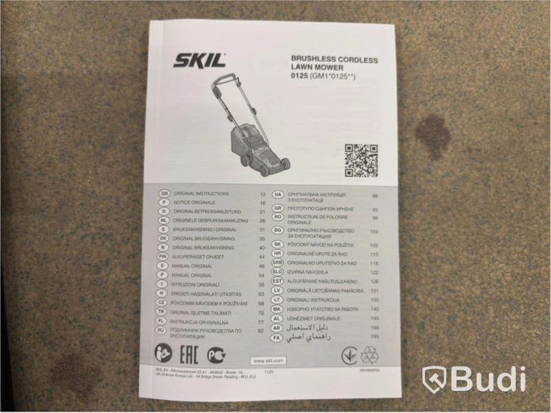 SKIL 0125CA 20V LAWN MOWER WITHOUT BATTERY - FOR PARTS/REPAIR