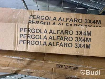 Pergola Sunfun, Alfaro 3x4m inkl. vägg.