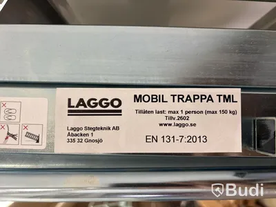 TRAPPA LAGGO MED LEJD 8-STEG 1,6M